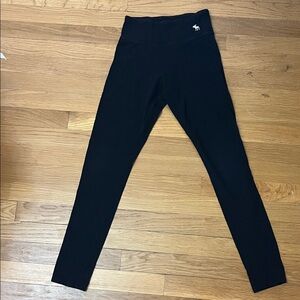Abercrombie & Fitch Kids Black Logo Stretch Leggings
